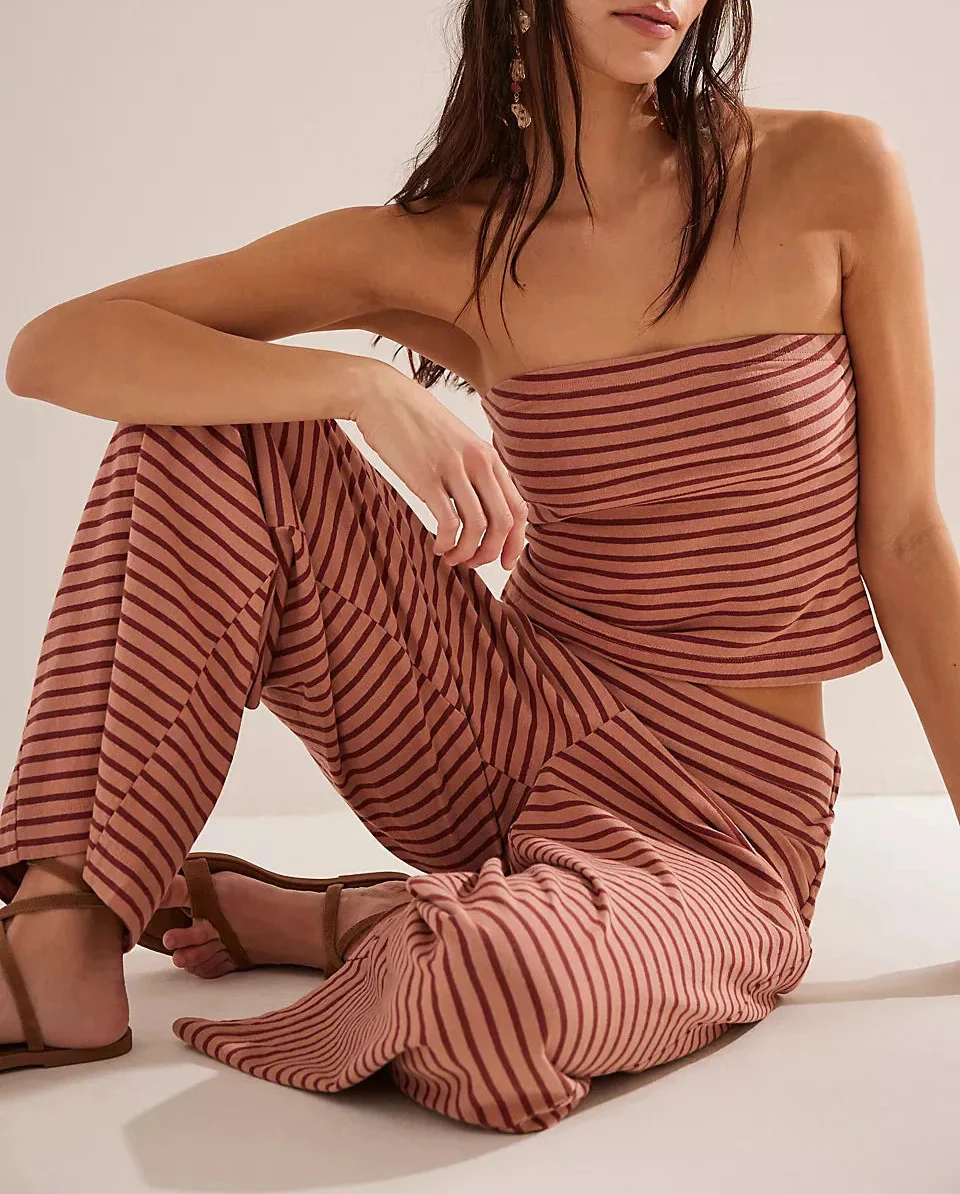 Linen Striped Bedding Set - Soft and Breathable - Ideal for Home Decor