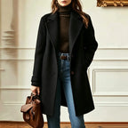 Women's Trench Coat Wool Blend – Casual, Office