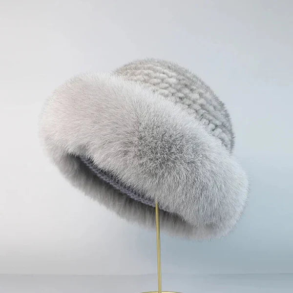 Elegante Mütze aus natürlichem Nerzfell – Stilvoll, Geschenk, Wintermode