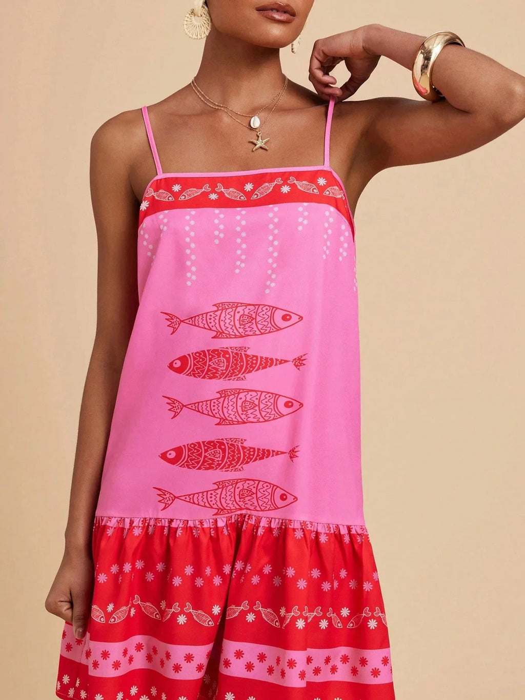 Floral Print Maxi Dress in Lightweight Fabric for Casual Wear