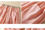 Linen Trousers for Women - Lightweight, Casual Fit, Perfect for Summer Wear