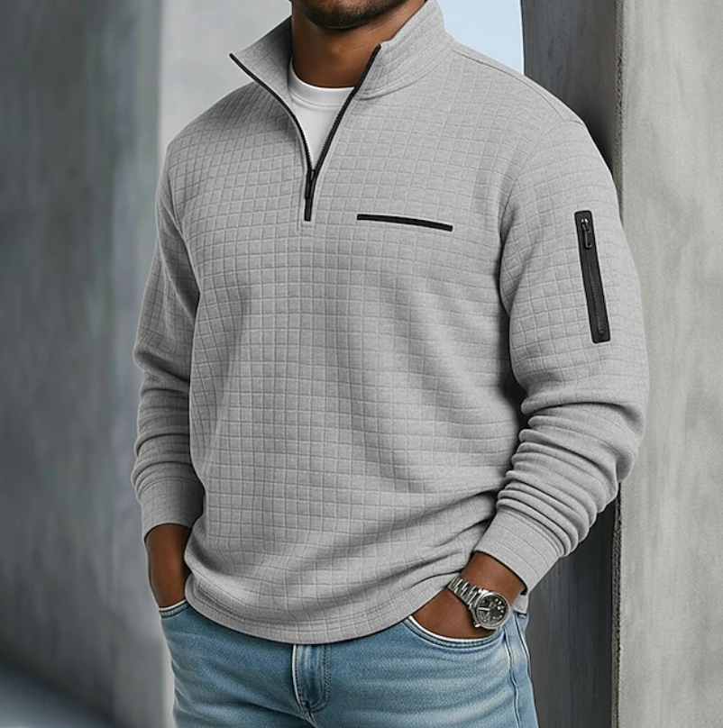 Women's Casual Long Sleeve Waffle Sweater – Everyday, Comfortable