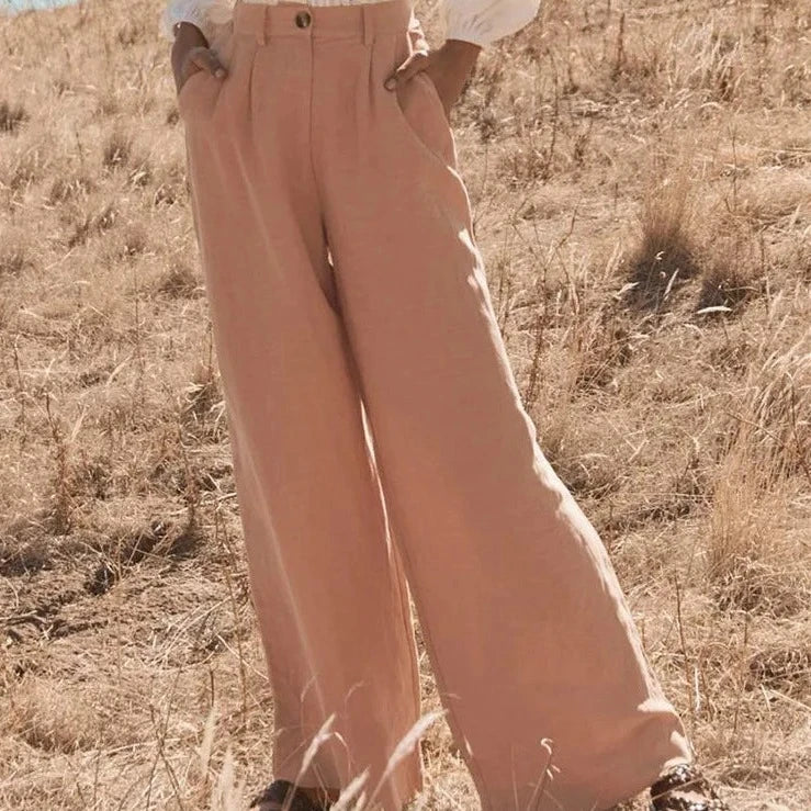 Linen Summer Trousers for Men | Lightweight Casual Pants for Warm Weather