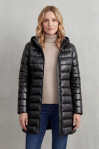 Women's Ultra-Lightweight Hooded Down Jacket – Cozy Warmth, Casual Wear