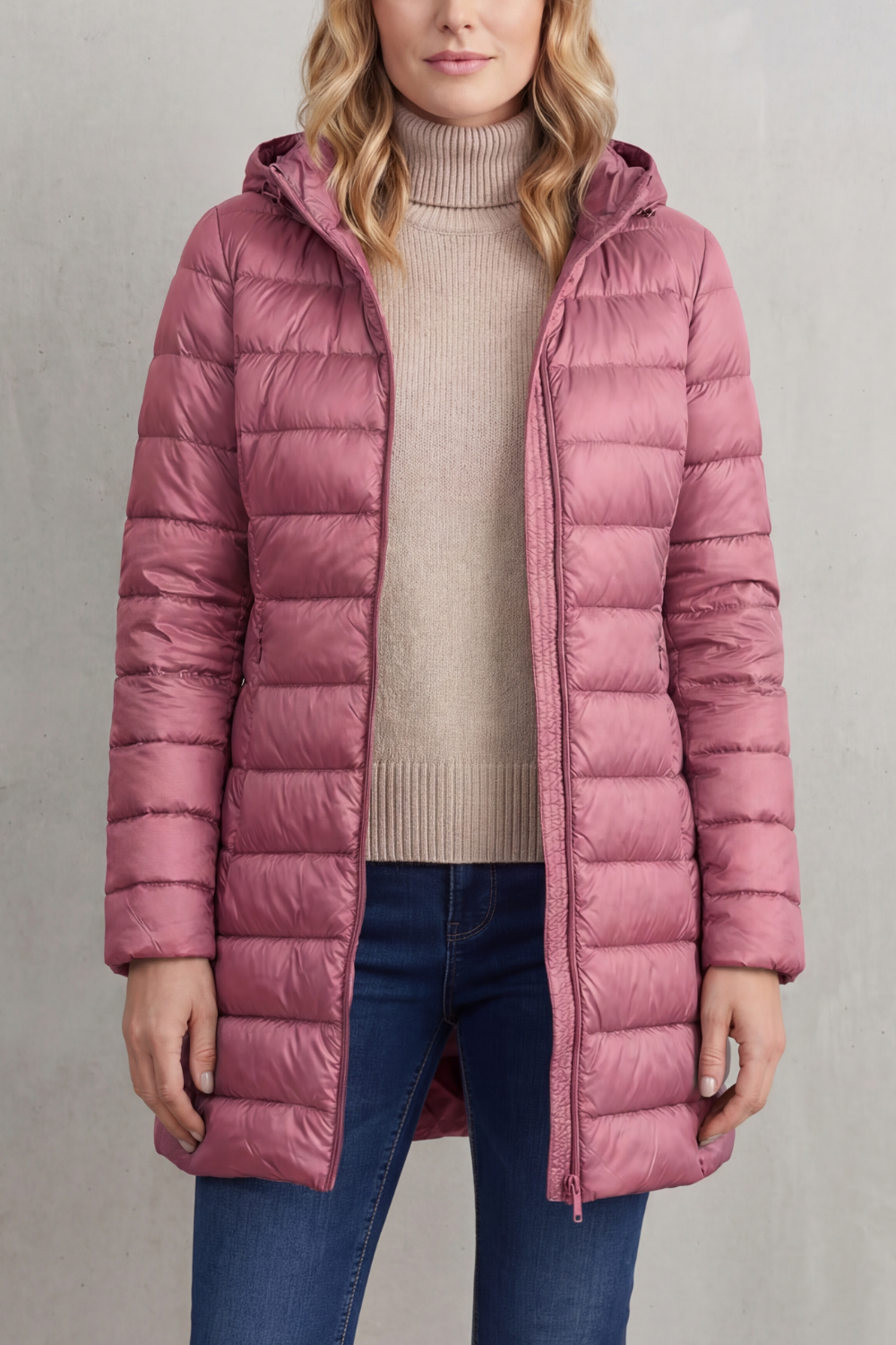 Women's Ultra-Lightweight Hooded Down Jacket – Cozy Warmth, Casual Wear