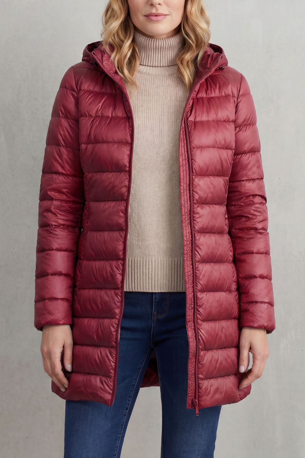 Women's Ultra-Lightweight Hooded Down Jacket – Cozy Warmth, Casual Wear