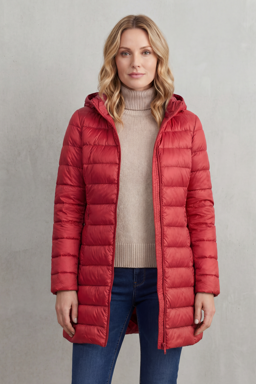 Women's Ultra-Lightweight Hooded Down Jacket – Cozy Warmth, Casual Wear