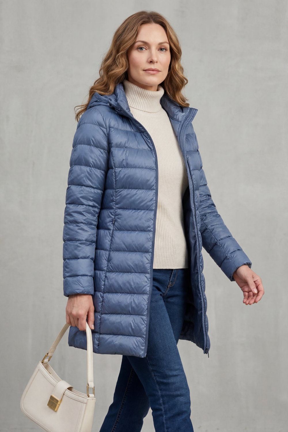Women's Ultra-Lightweight Hooded Down Jacket – Cozy Warmth, Casual Wear