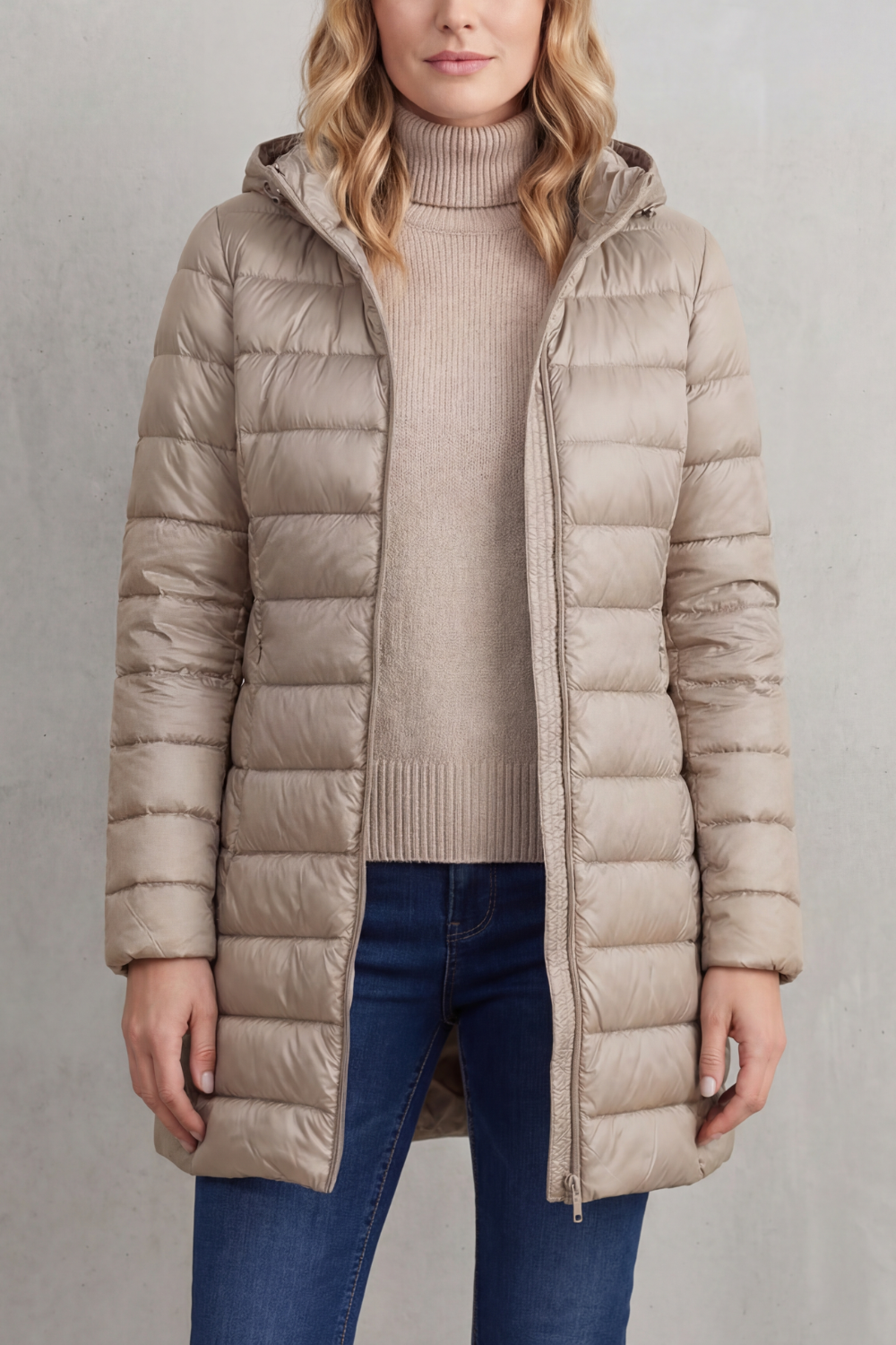 Women's Ultra-Lightweight Hooded Down Jacket – Cozy Warmth, Casual Wear