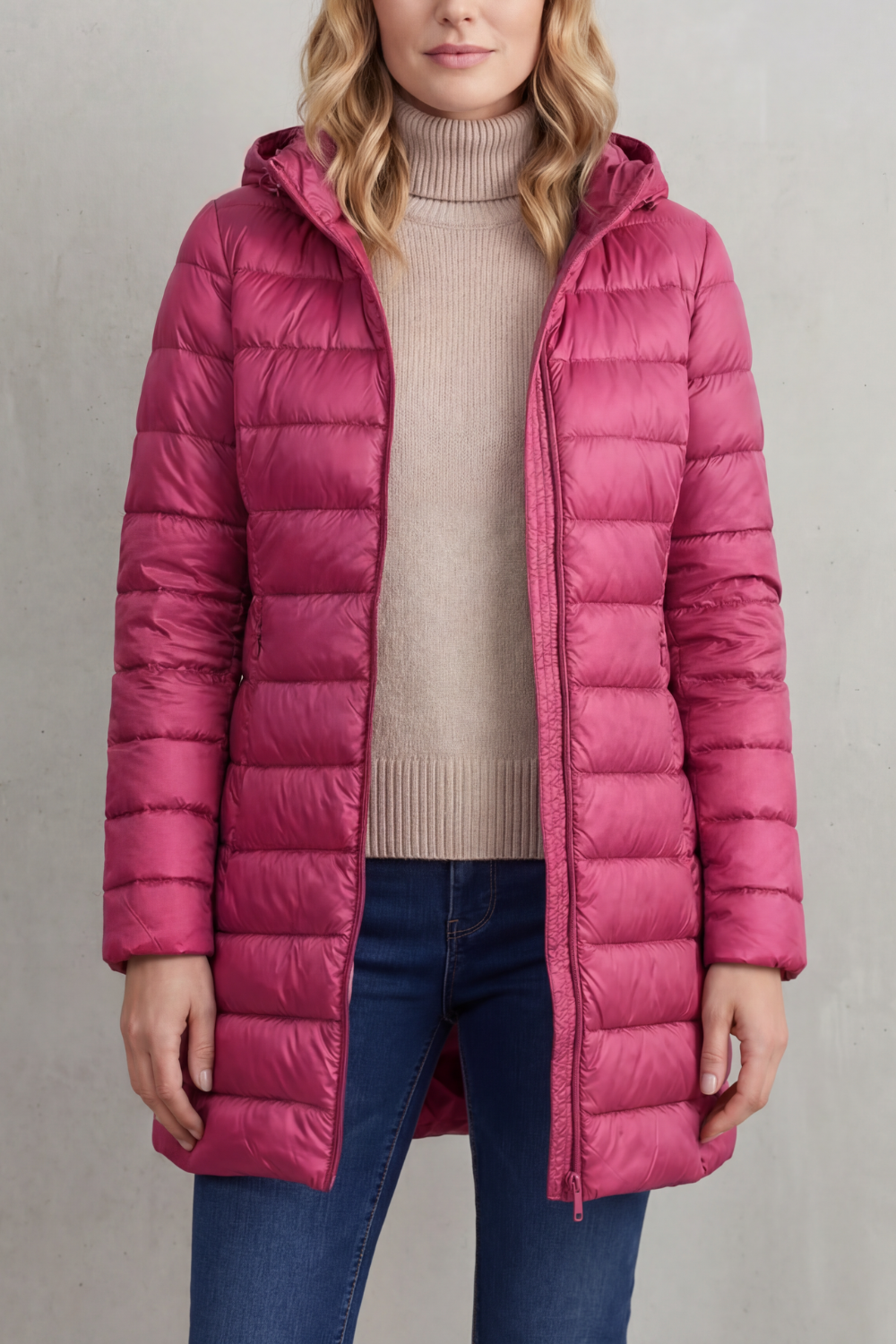 Women's Ultra-Lightweight Hooded Down Jacket – Cozy Warmth, Casual Wear