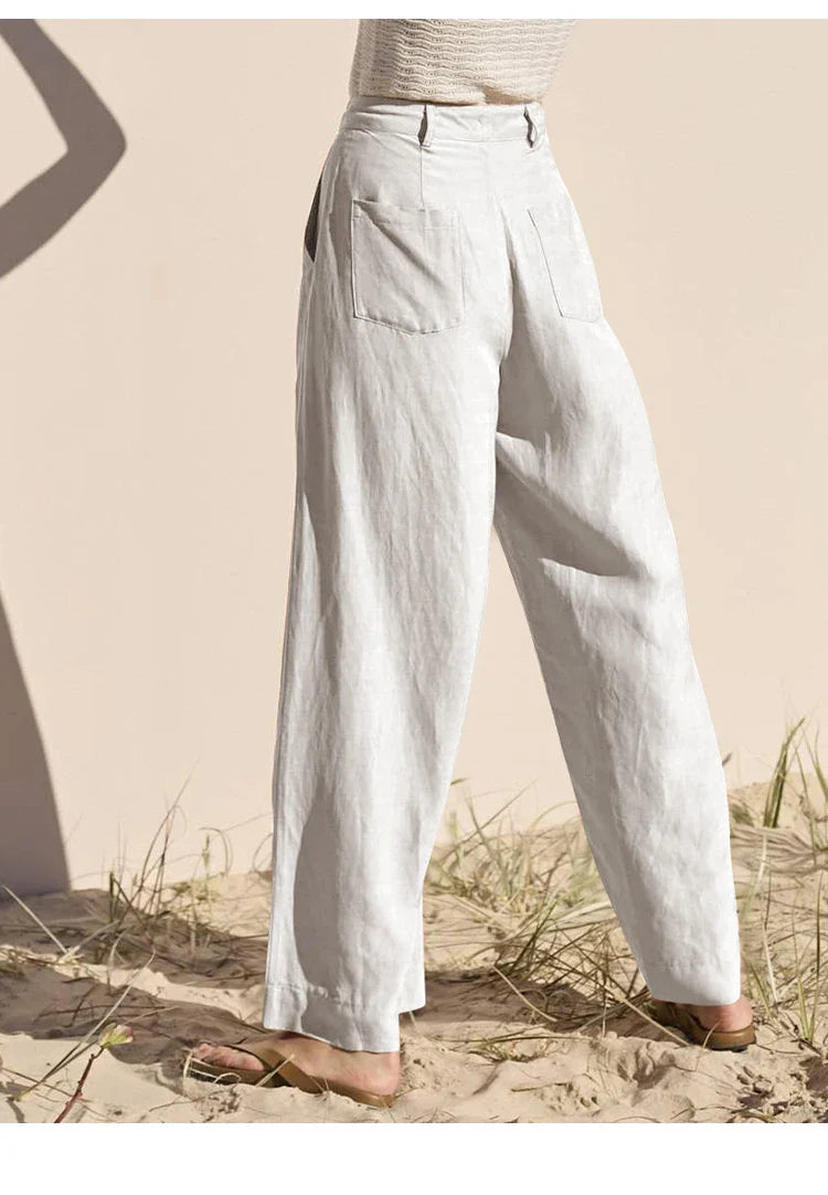 Linen Summer Trousers for Men | Lightweight Casual Pants for Warm Weather