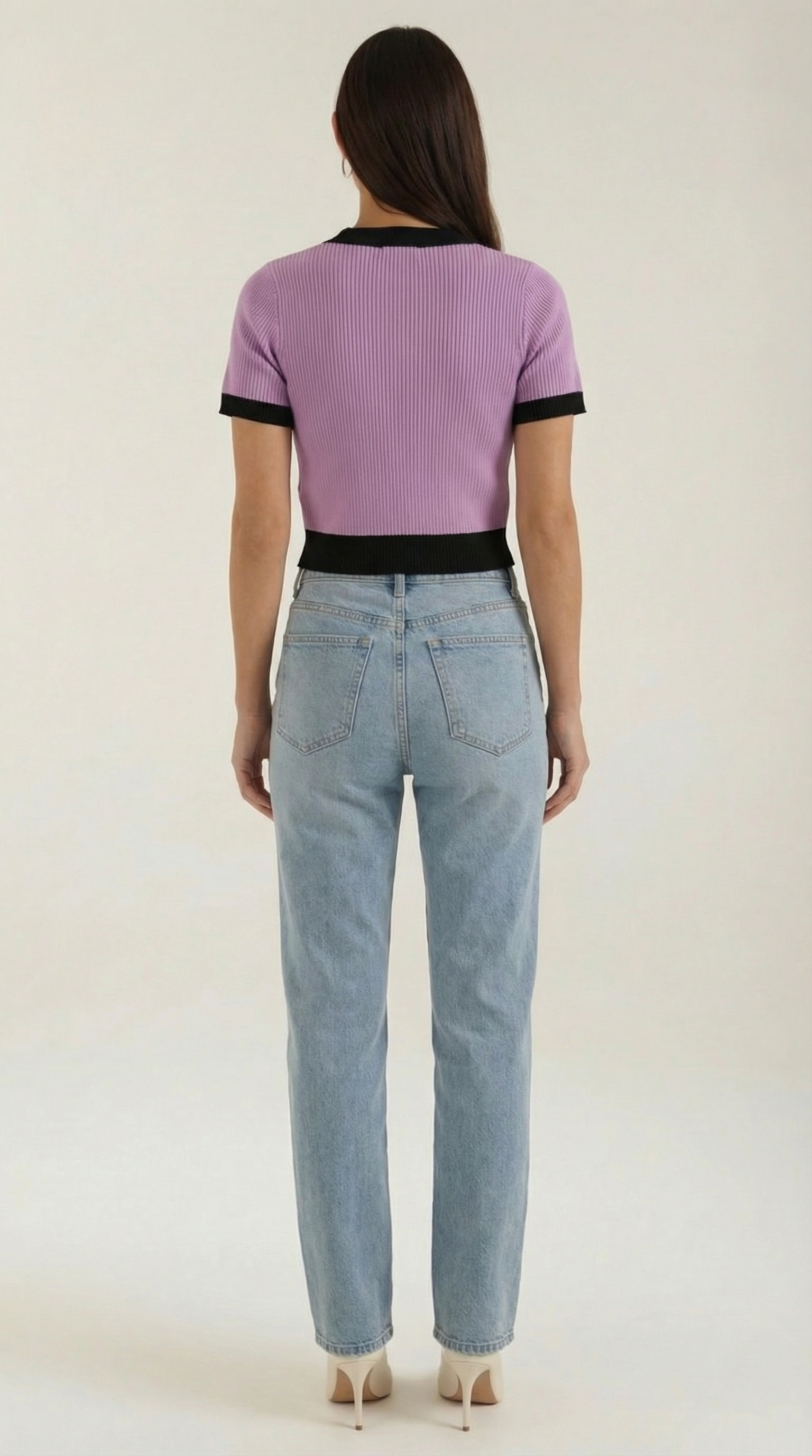 Short-Sleeve Nerina Top in Soft Cotton - Casual Everyday Wear for Women