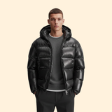 Men's Hooded Quilted Puffer Jacket