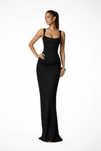 Sleeveless Bodycon Maxi Dress for Women | Evening Wedding Guest Attire