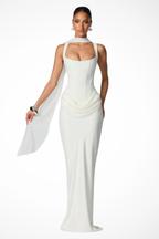 Sleeveless Bodycon Maxi Dress for Women | Evening Wedding Guest Attire