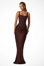 Sleeveless Bodycon Maxi Dress for Women | Evening Wedding Guest Attire