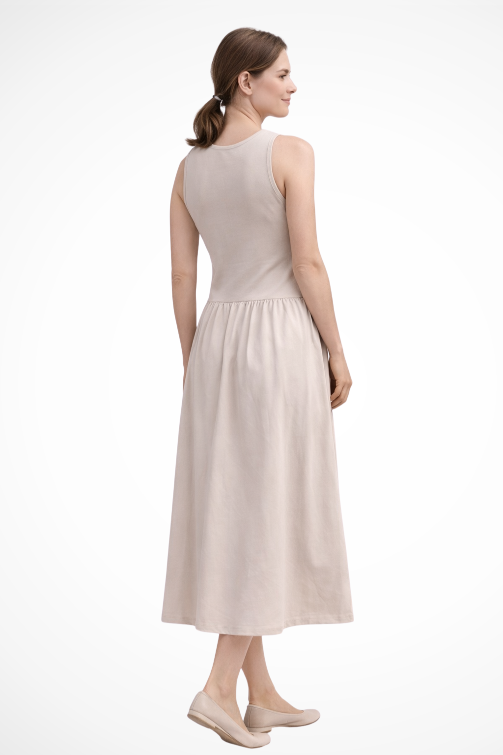 Sleeveless Maxi Summer Dress | in Lightweight Fabric | for Summer Outings and Parties