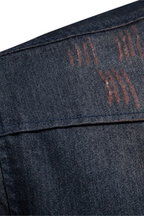 Slim Fit Long Sleeve Denim Shirt for Men - Casual Button Down Design