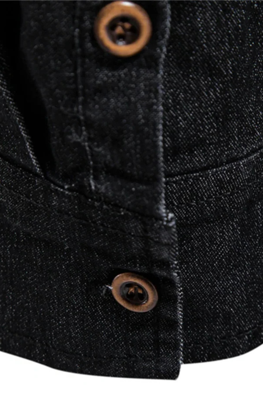 Slim Fit Long Sleeve Denim Shirt for Men - Casual Button Down Design