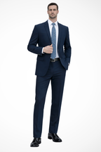 Slim Fit Men's Formal Business Suit - Classic Design for Professional Attire