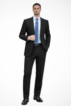 Slim Fit Men's Formal Business Suit - Classic Design for Professional Attire
