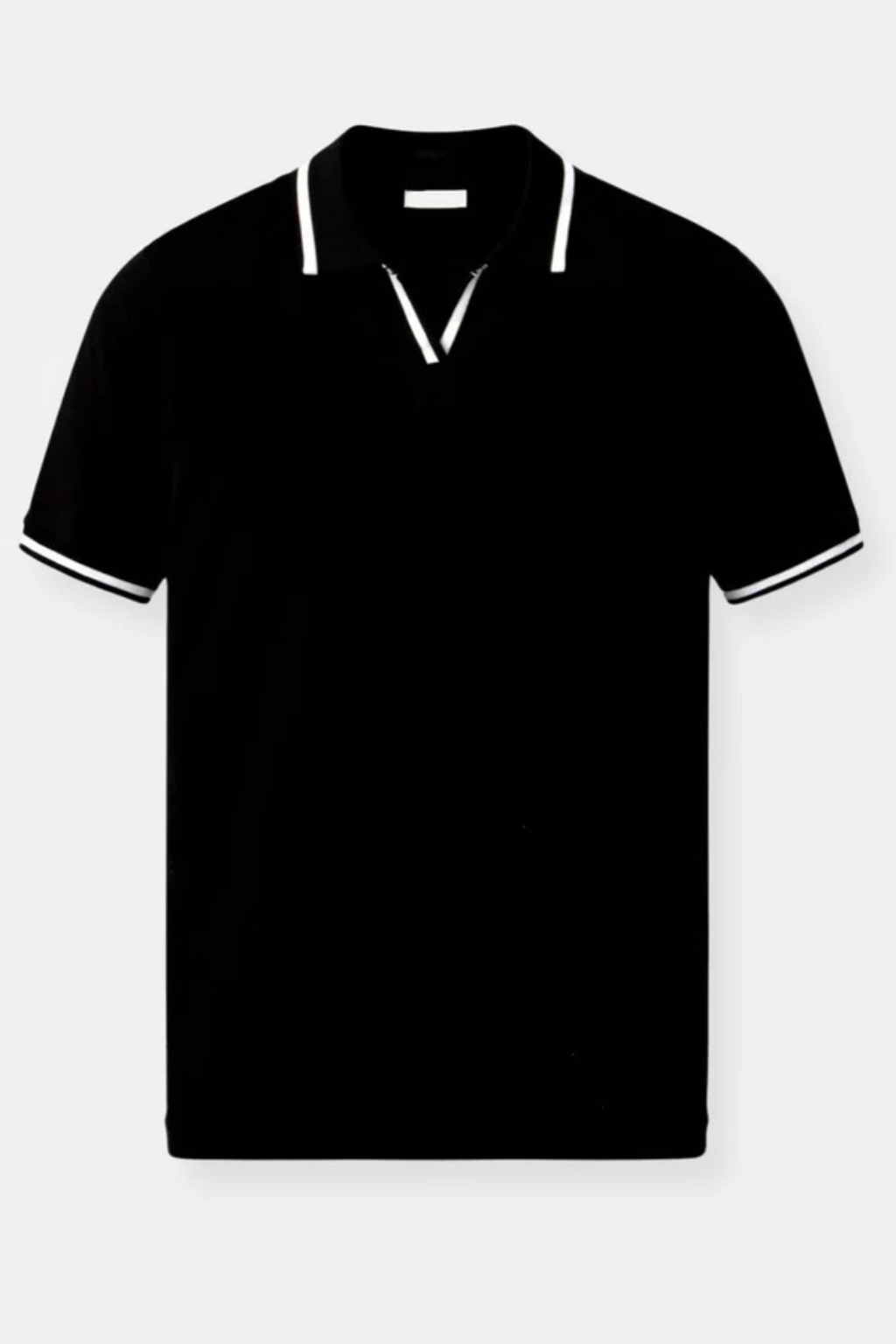 Slim Fit Men's Polo Shirt with Contrast Trim for Casual Wear