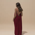 Lightweight Cotton Spaghetti Strap Dress - Casual Loose Fit Summer Wear