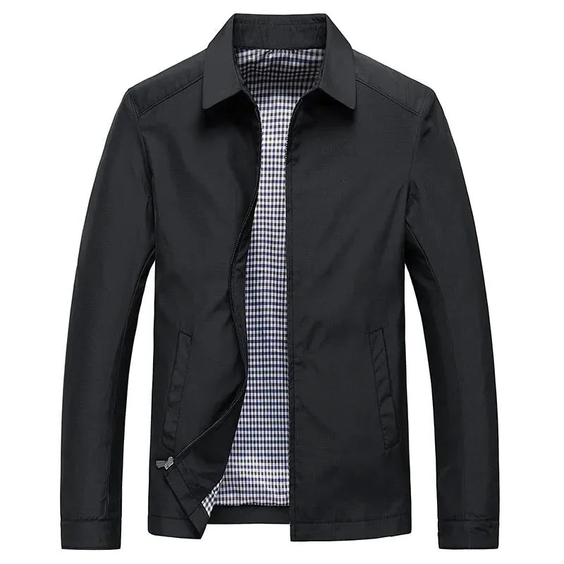 Spring Jacket for Men - Lightweight, Water-Resistant, Casual Outerwear