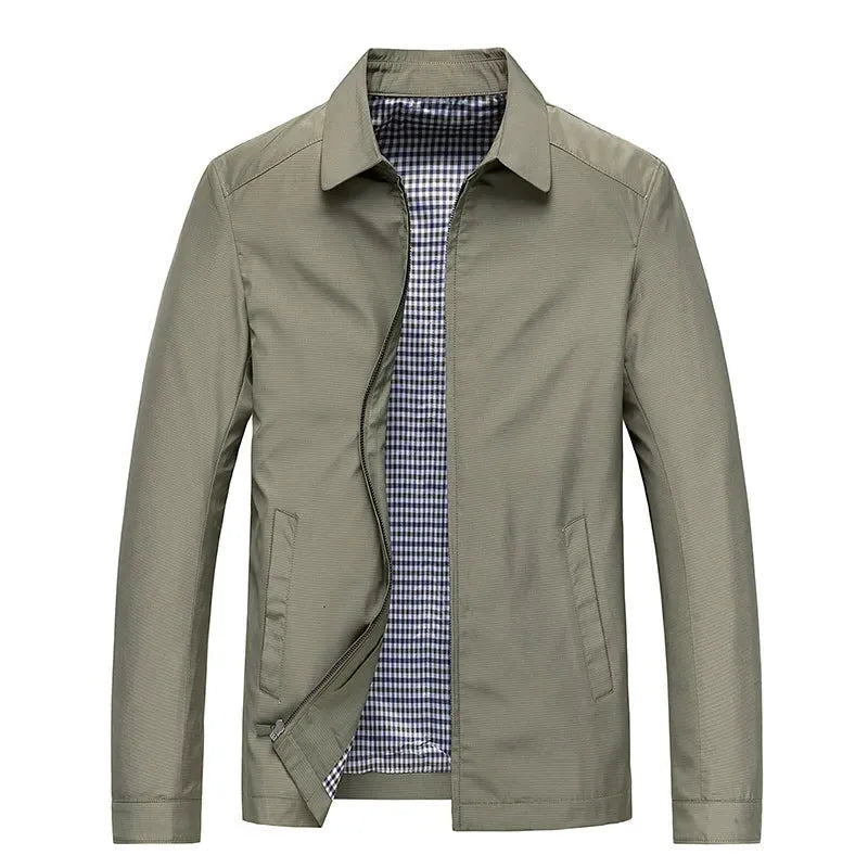 Spring Jacket for Men - Lightweight, Water-Resistant, Casual Outerwear