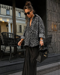 Leopard Print Shacket – Casual Wear, Layering Outfit