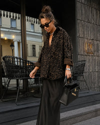 Leopard Print Shacket – Casual Wear, Layering Outfit