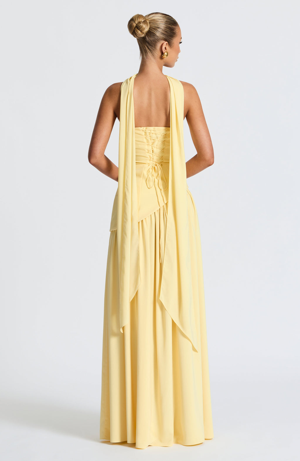 Strapless Maxi Dress in Lightweight Fabric for Summer Events and Casual Outings
