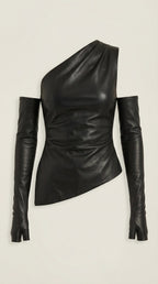 Strapless Women's Top - Lightweight Cotton Blend - Casual Summer Wear - Versatile Solid Color Design