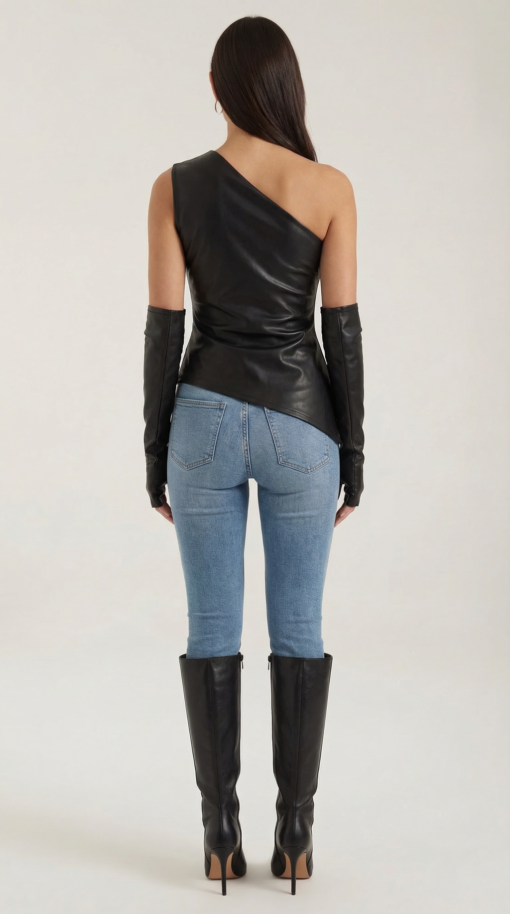 Strapless Women's Top - Lightweight Cotton Blend - Casual Summer Wear - Versatile Solid Color Design