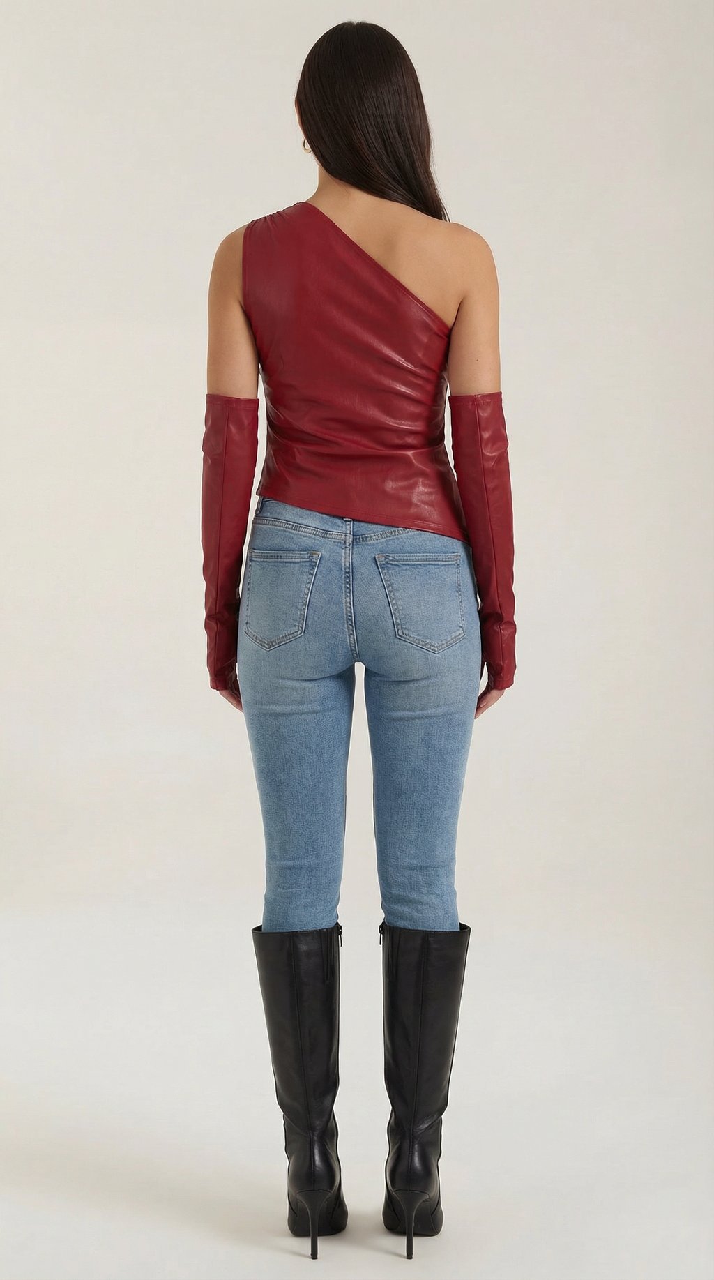 Strapless Women's Top - Lightweight Cotton Blend - Casual Summer Wear - Versatile Solid Color Design