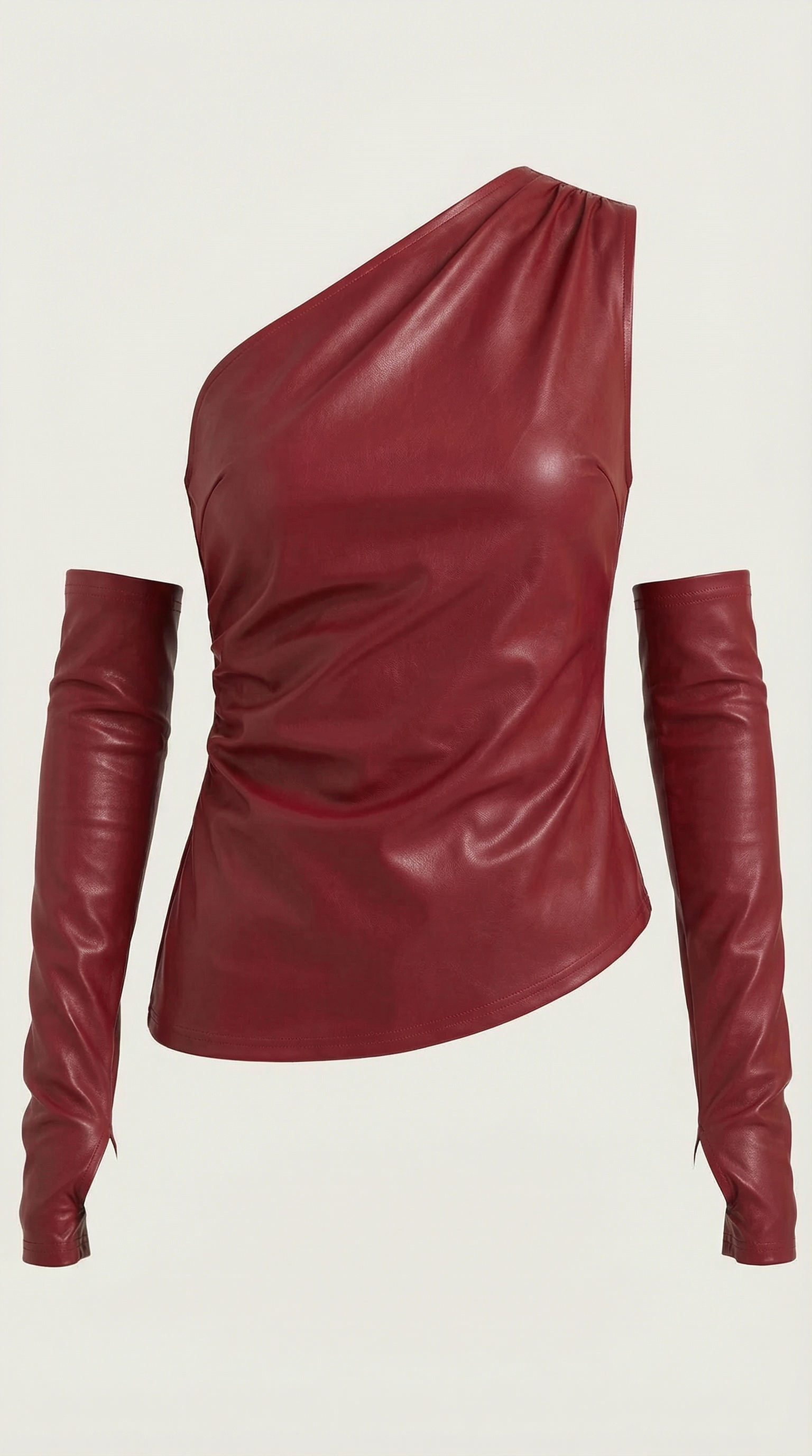 Strapless Women's Top - Lightweight Cotton Blend - Casual Summer Wear - Versatile Solid Color Design