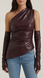 Strapless Women's Top - Lightweight Cotton Blend - Casual Summer Wear - Versatile Solid Color Design