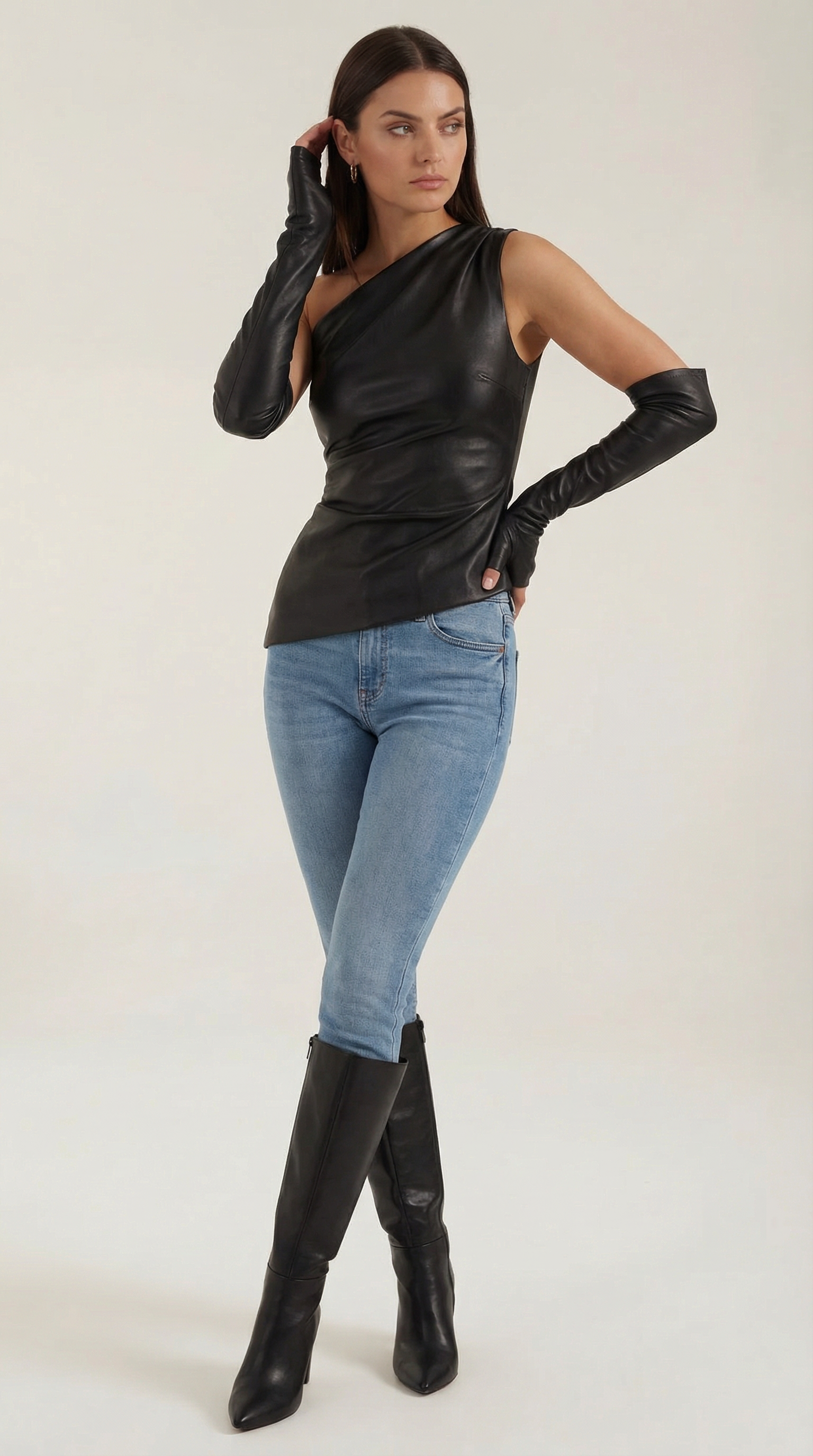 Strapless Women's Top - Lightweight Cotton Blend - Casual Summer Wear - Versatile Solid Color Design