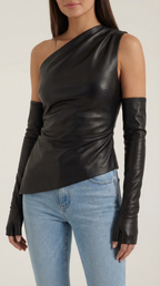 Strapless Women's Top - Lightweight Cotton Blend - Casual Summer Wear - Versatile Solid Color Design