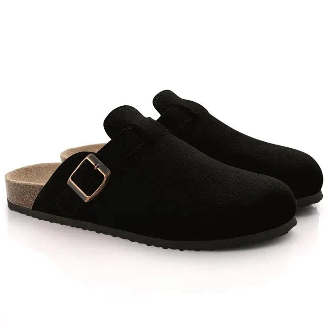Suede Clogs for Women | Comfortable Slip-On Design | Casual Footwear for Everyday Wear