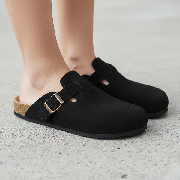 Suede Clogs for Women | Comfortable Slip-On Design | Casual Footwear for Everyday Wear