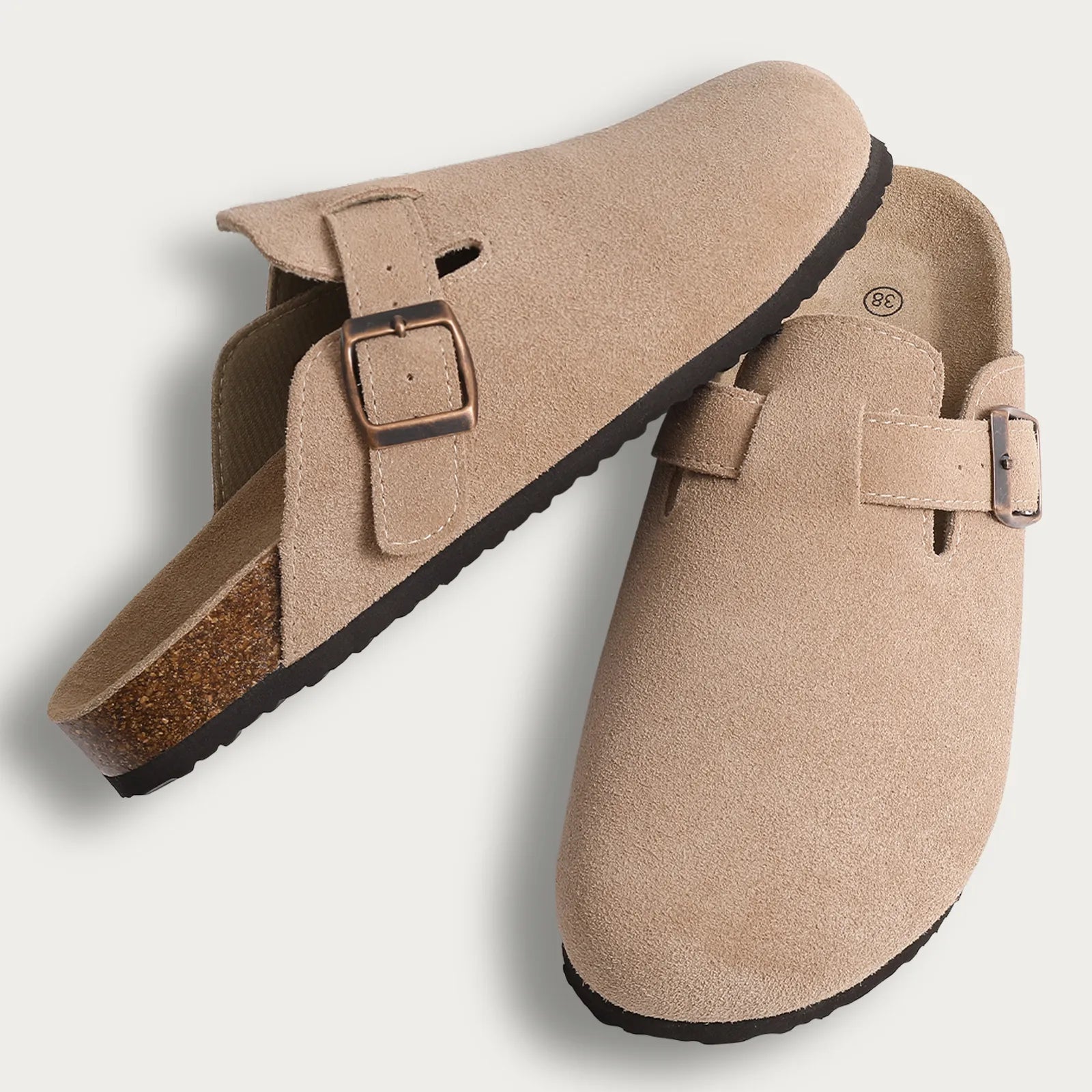 Suede Clogs for Women | Comfortable Slip-On Design | Casual Footwear for Everyday Wear