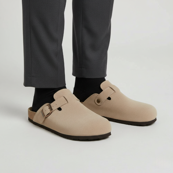 Suede Clogs for Women | Comfortable Slip-On Design | Casual Footwear for Everyday Wear