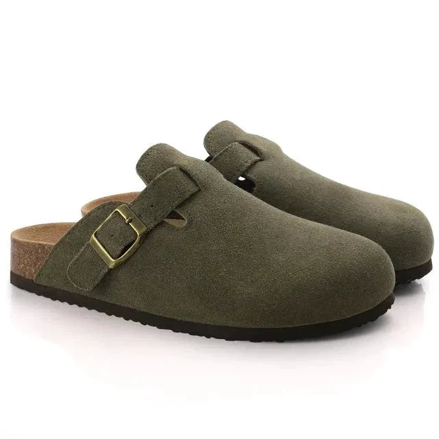 Suede Clogs for Women | Comfortable Slip-On Design | Casual Footwear for Everyday Wear