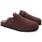 Suede Clogs for Women | Comfortable Slip-On Design | Casual Footwear for Everyday Wear