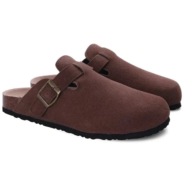 Suede Clogs for Women | Comfortable Slip-On Design | Casual Footwear for Everyday Wear