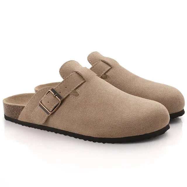 Suede Clogs for Women | Comfortable Slip-On Design | Casual Footwear for Everyday Wear