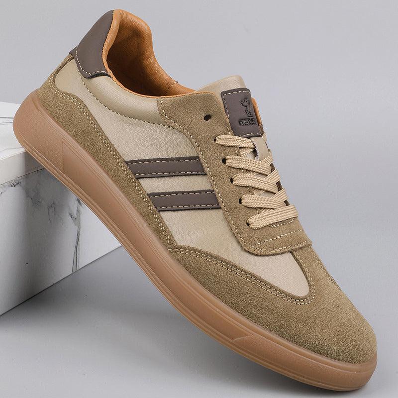 Suede Henley Trainers for Casual Wear - Comfortable Lace-Up Sneakers