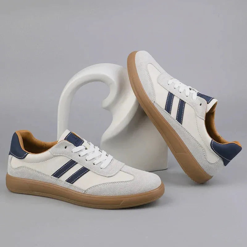 Suede Henley Trainers for Casual Wear - Comfortable Lace-Up Sneakers