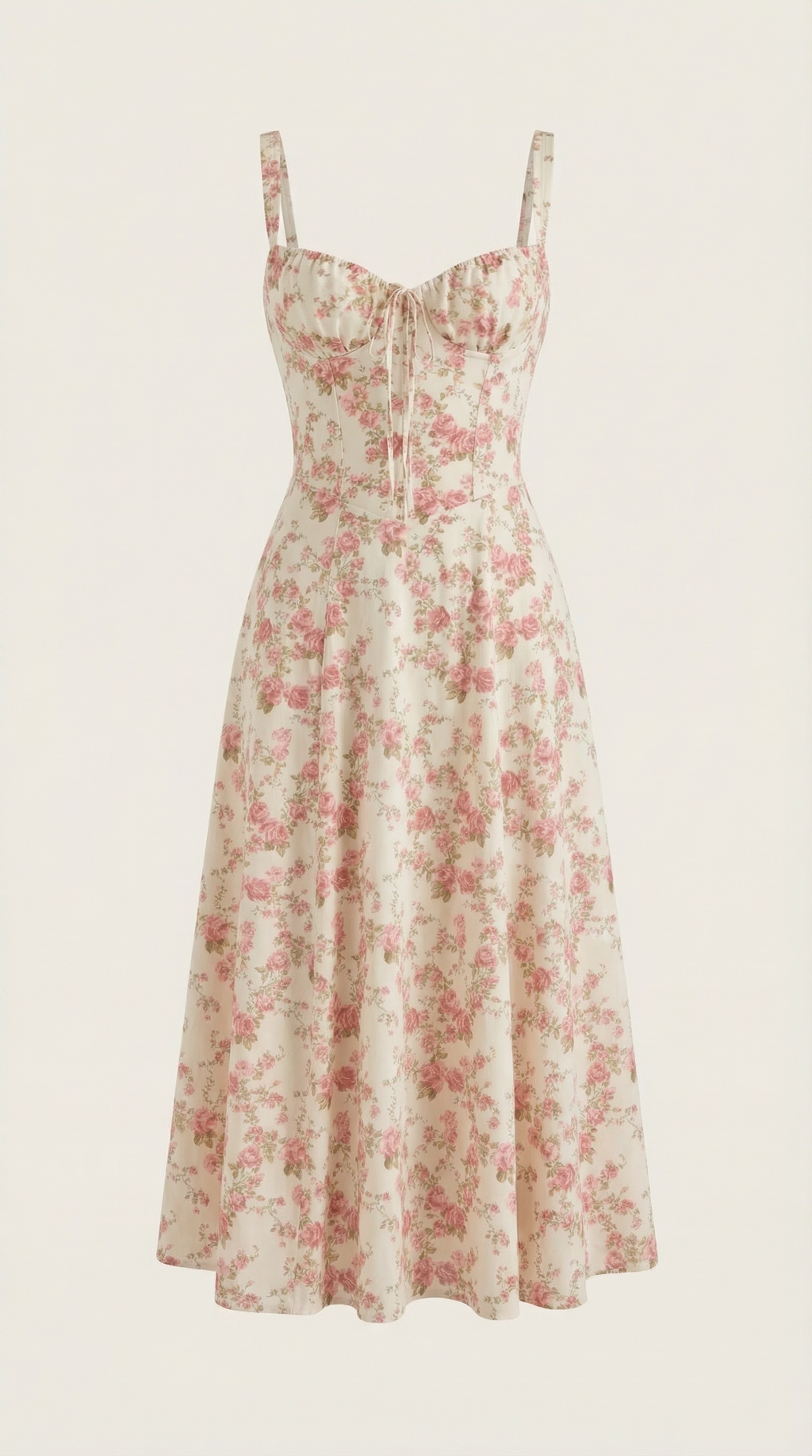 Summer Midi Dress for Women - Lightweight Cotton, Casual Style, Perfect for Outdoor Events and Everyday Wear
